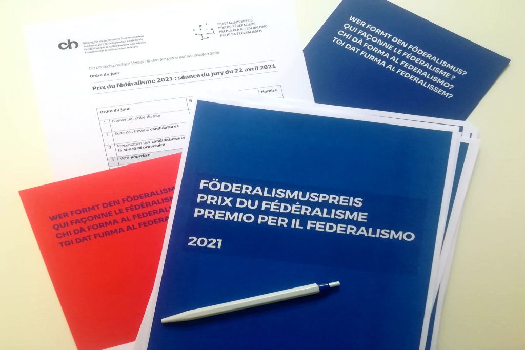 La documentazione del "Premio per il Federalismo" 2021