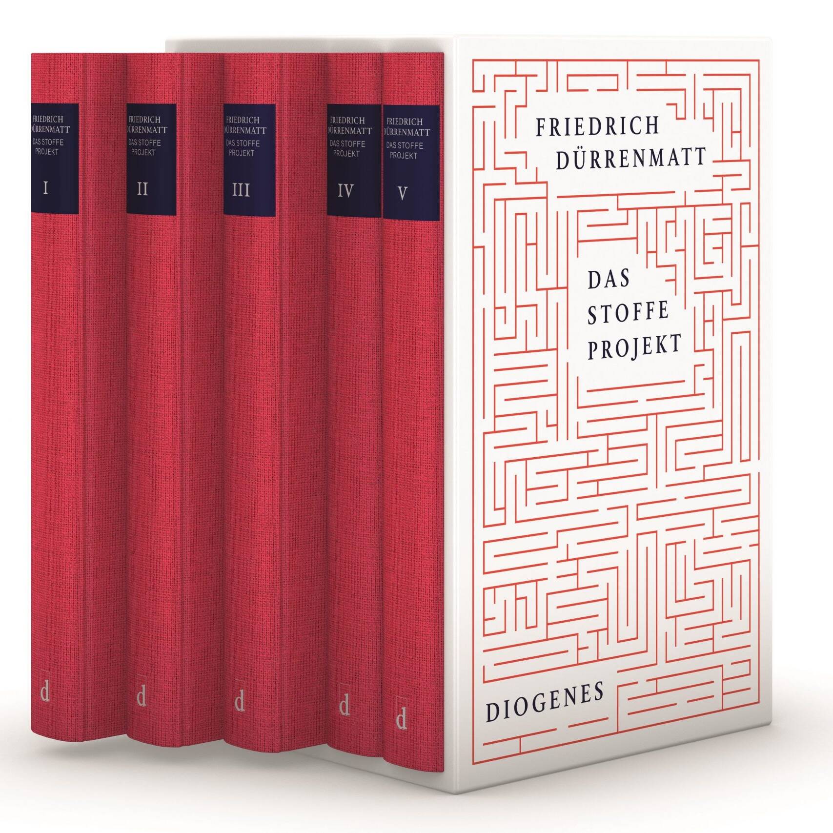 Friedrich Dürrenmatt: “Das Stoffe -Projekt”. Edizione di genesi testuale in cinque volumi con presentazione ampliata online. Zürich: Diogenes 2021