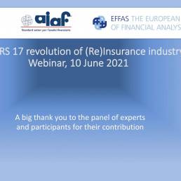 La schermata di saluto del webinar