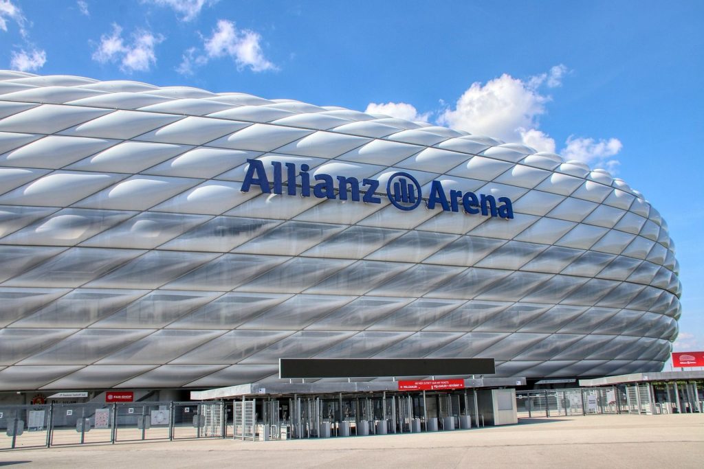 La Allianz Arena di Monaco di Baviera