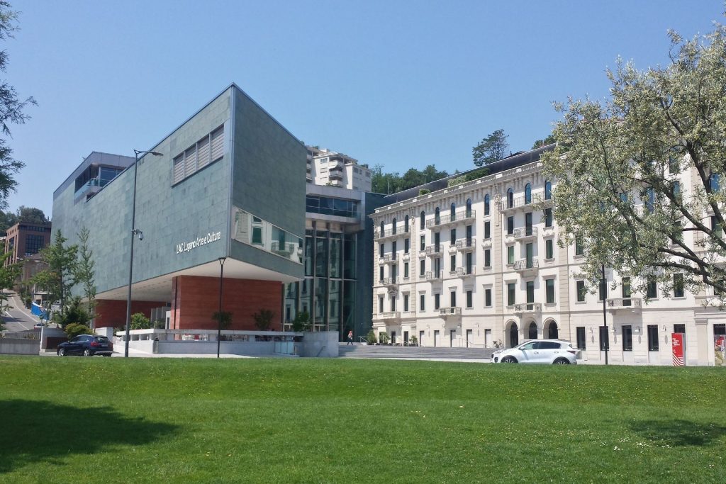 L'edificio del LAC (Lugano Arte e Cultura) di Lugano
