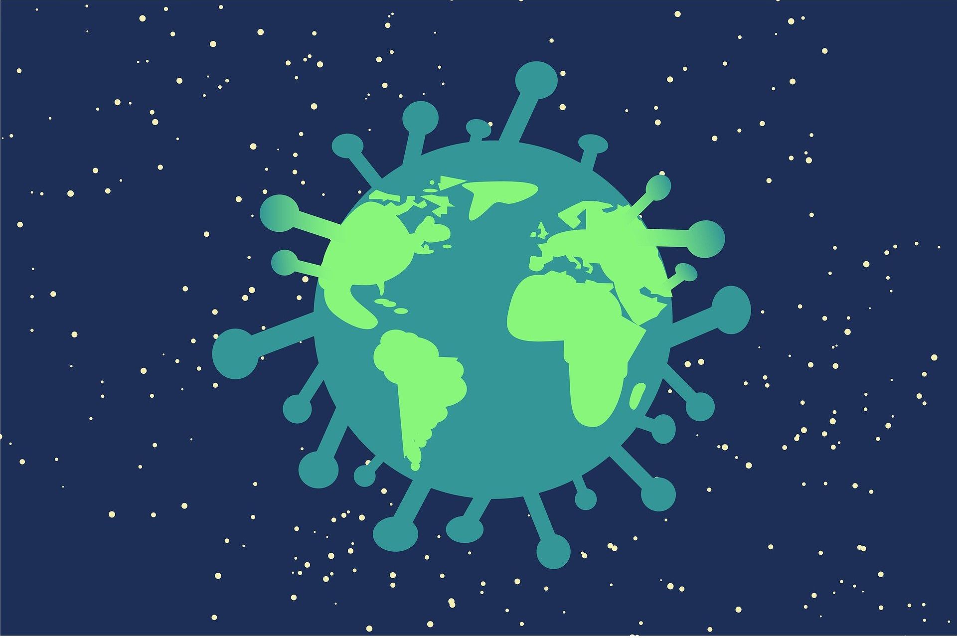 L'epidemia di coronavirus ha interessato l'intero pianeta Terra