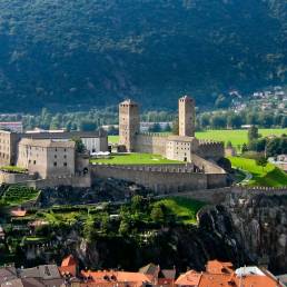 Lo splendido Castelgrande di Bellinzona, capitale del Ticino