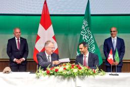I colloqui bilaterali fra Arabia Saudita e Svizzera del 12 luglio 2021