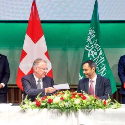 I colloqui bilaterali fra Arabia Saudita e Svizzera del 12 luglio 2021