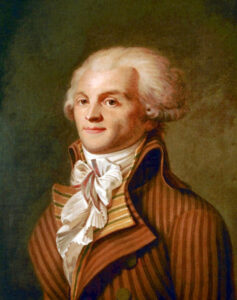 Il rivoluzionario francese Maximilien de Robespierre venne soprannominato "L'Incorruttibile"