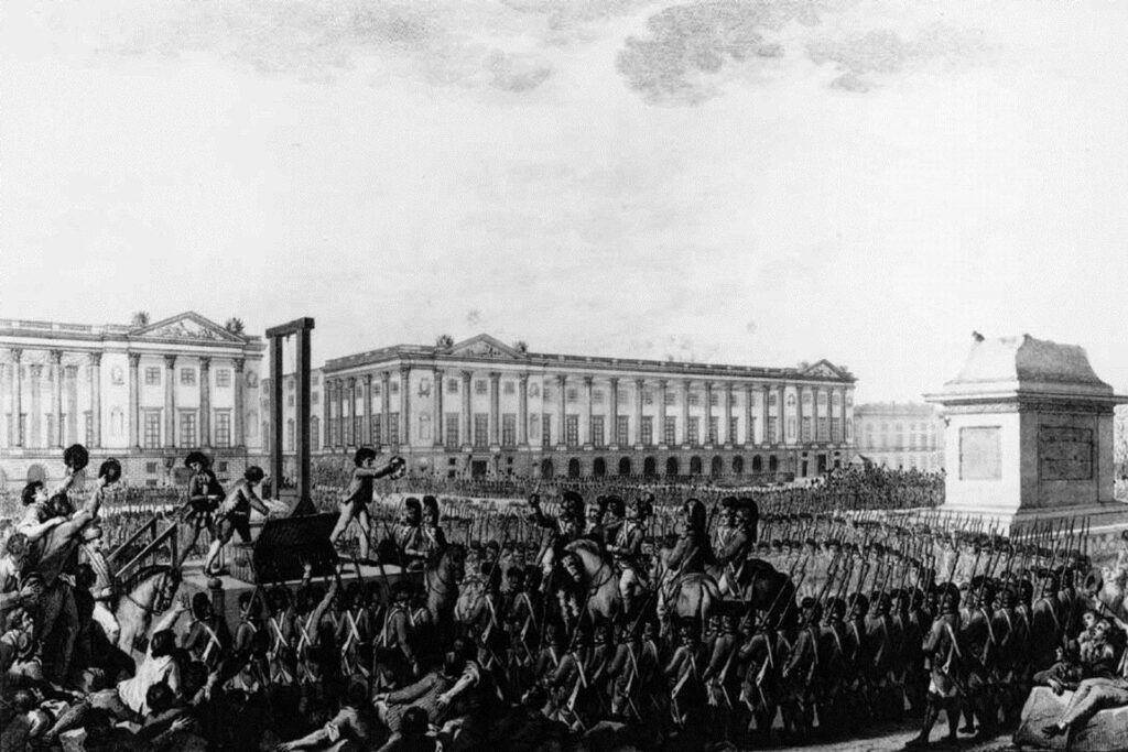 L'esecuzione del cittadino Luigi Capeto alias Louis XVI di Francia il 21 gennaio 1793