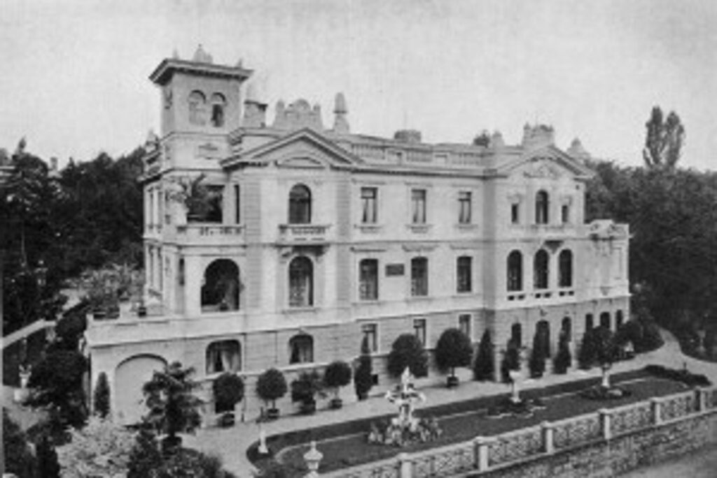 Lo Schweizerisch-italienisches Kunstgymnasium di Zurigo all'epoca della costruzione