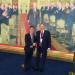 Dejan Štancer, Chairman dell'organizzazione Global Chamber of Business Leaders, con un alto membro della delegazione della Repubblica Popolare Cinese ad Astana, capitale del Kazakistan