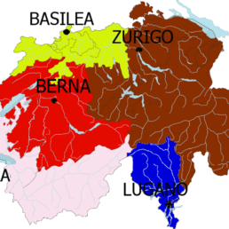 Le circoscrizioni consolari italiane in Svizzera: Ginevra, Berna, Basilea, Zurigo e Lugano