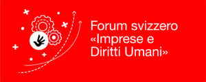 Il logotipo del Forum svizzero "Imprese e Diritti Umani" in lingua italiana
