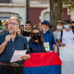 Sarkis Shahinian, Segretario Generale del Gruppo parlamentare Svizzera-Armenia, a Ginevra in occasione dell'incontro Biden-Putin