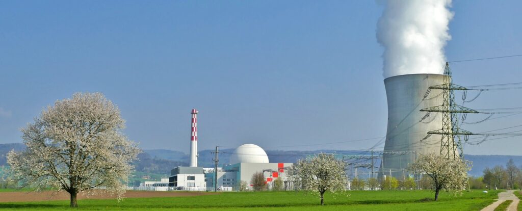 Una centrale nucleare elvetica