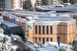 La sede del World Economic Forum Annual Meeting in Davos-Klosters, Switzerland, 18 January. © World Economic Forum/Mattias Nutt