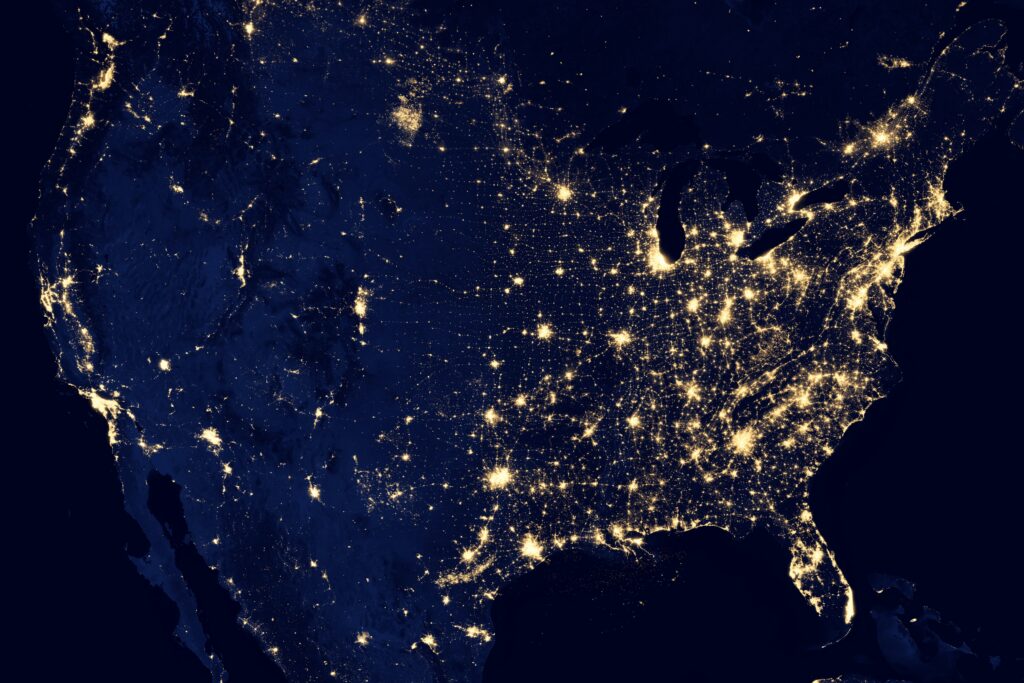 Gli Stati Uniti visti dal satellite Photo by NASA on Unsplash