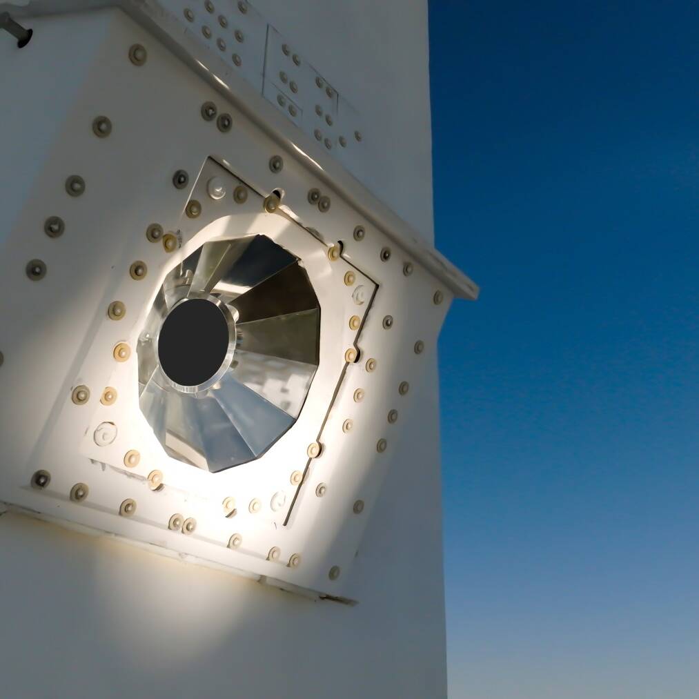 Close-up of Synhelion’s proprietary solar receiver, which provides the necessary process heat to produce solar fuels. © Synhelion