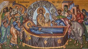 Mosaico "dormition of the theotokos" a Cipro