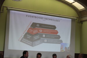 La presentazione della piattaforma di eventi EVENTBOOST