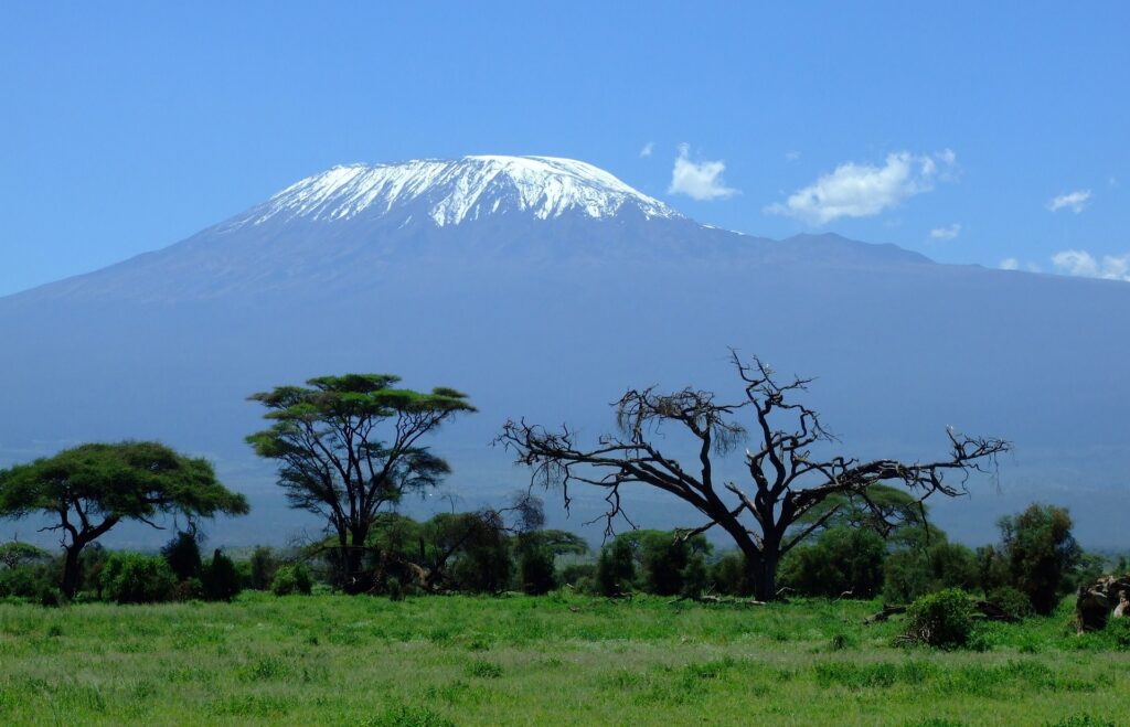 Mount Kilimanjaro located in Tanzania, at 5895 metres it is the highest mountain on the African continent Photo by Greg Montani on Pixabay