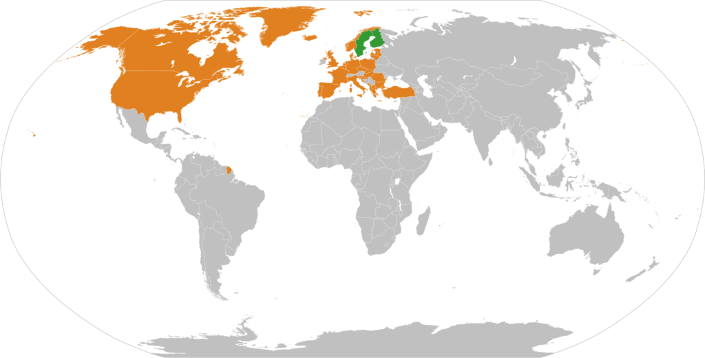 NATO map 2022 JayCoop (derivative), CC BY-SA 4.0 via Wikimedia Commons
