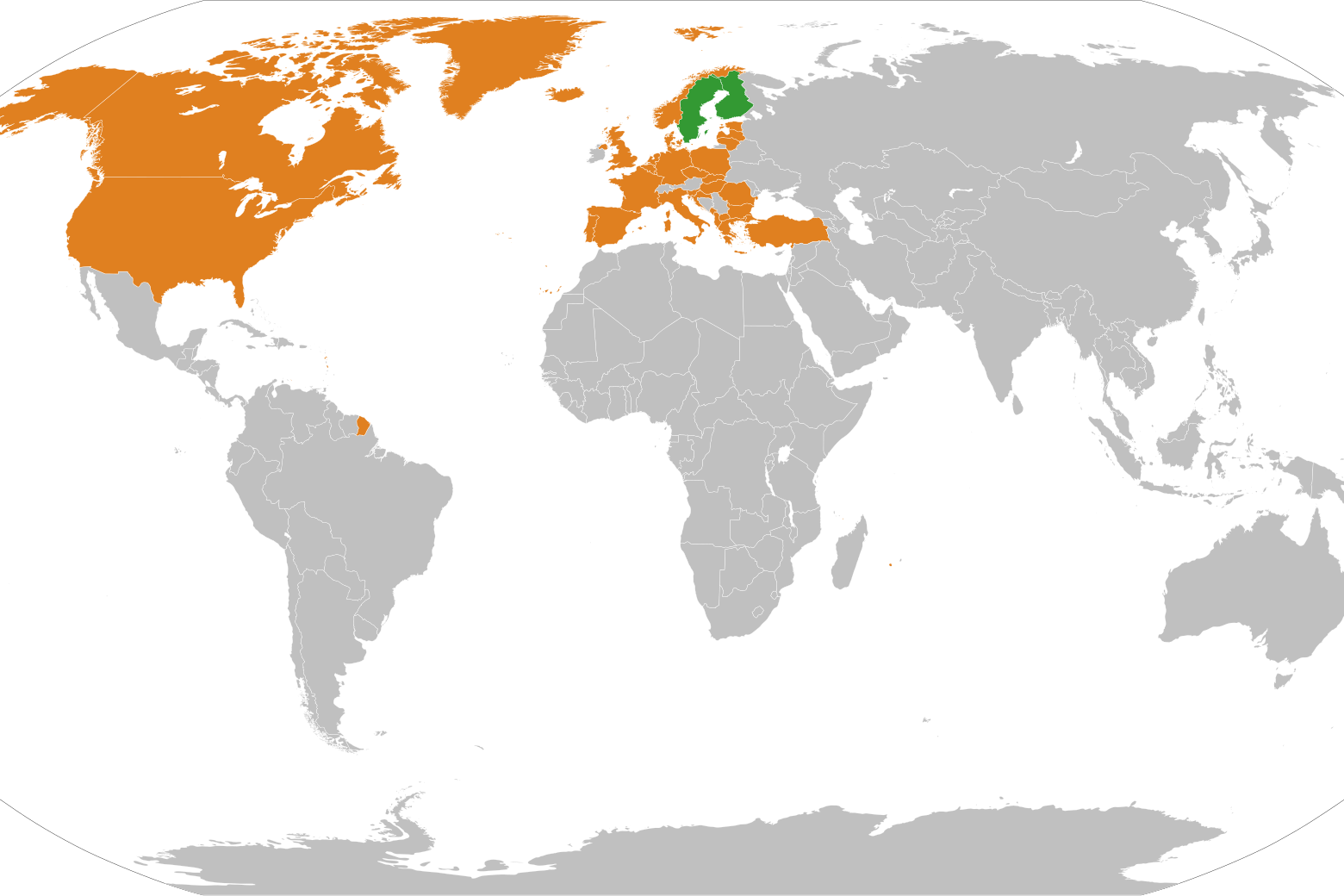 NATO map 2022 JayCoop (derivative), CC BY-SA 4.0 via Wikimedia Commons