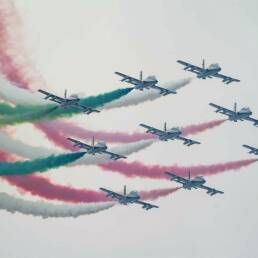 Bandiera italiana eseguita dalle Frecce Tricolori Photo by Sabrina Belle on Pixabay