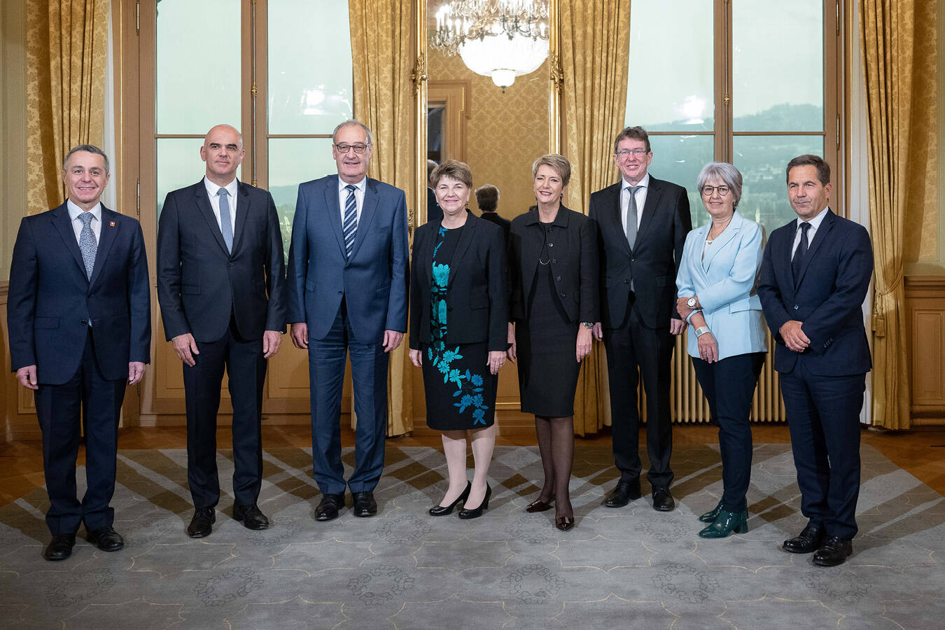 Il Consiglio federale 2023. (BK) -Tweet-BR-Wahlen-Gruppenfoto