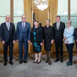 Il Consiglio federale 2023. (BK) -Tweet-BR-Wahlen-Gruppenfoto