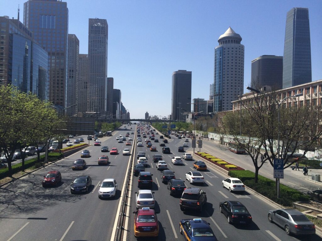 Traffic in Beijing - China Image by molly shi from Pixabay