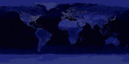 Earth - night view Photo by WikiImages on Pixabay