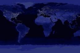 Earth - night view Photo by WikiImages on Pixabay