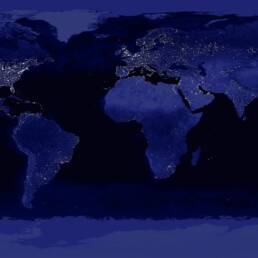 Earth - night view Photo by WikiImages on Pixabay
