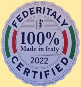 marchio Federitaly 100% made in italy