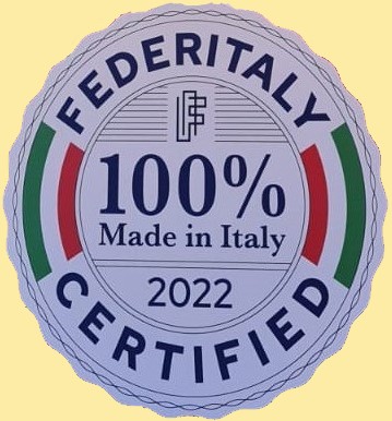 marchio Federitaly 100% made in italy