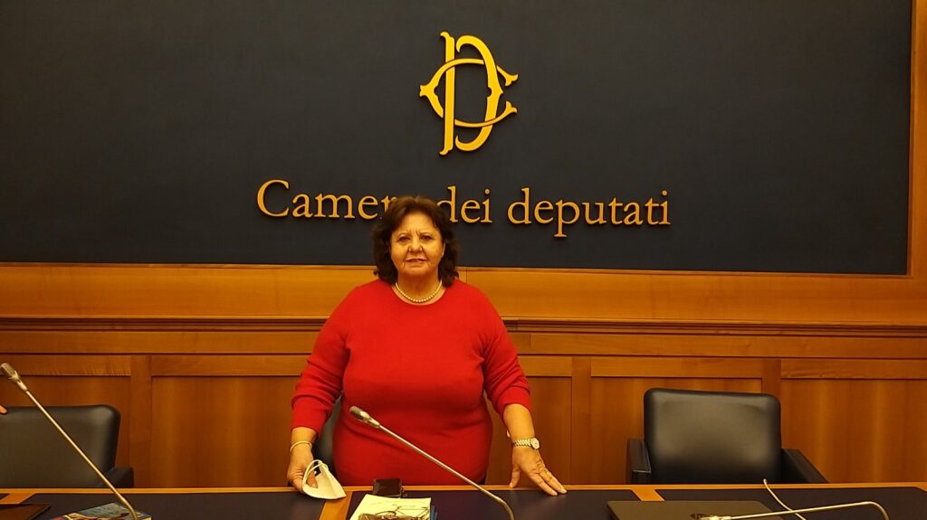 Zaira Sellerio, in occasione della presentazione del suo libro "Dal Profondo del Cuore" presso la Camera dei Deputati nel 2021