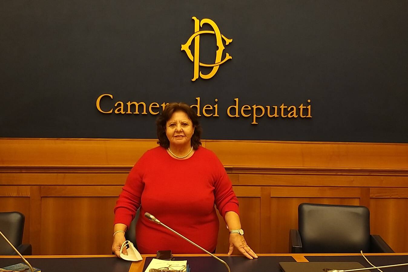 Zaira Sellerio, in occasione della presentazione del suo libro 
