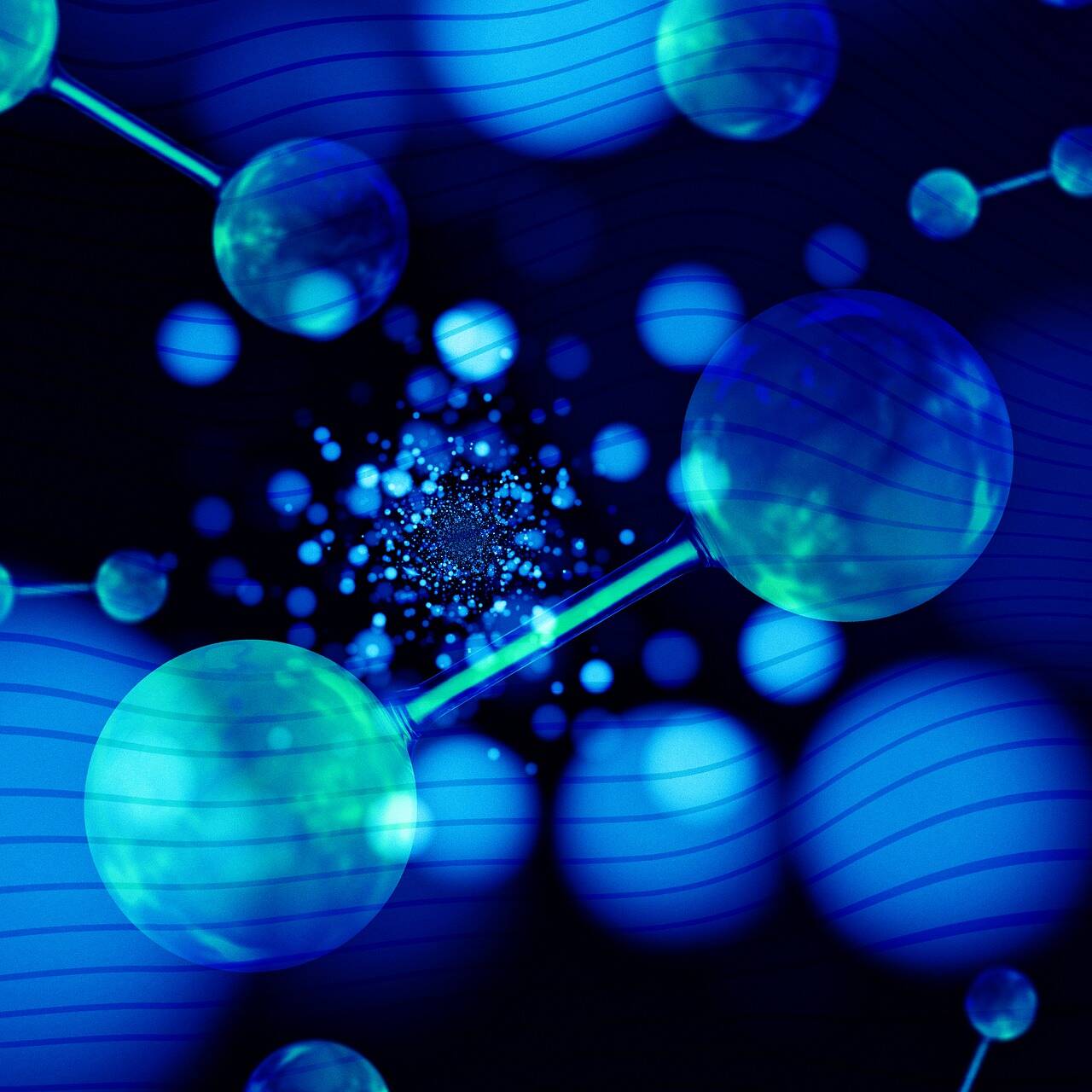 Chemistry Molecules Hydrogen Image by Gerd Altmann from Pixabay