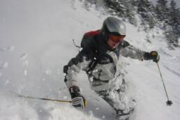 Ski freeride Photo by Philippe rameau at fr.wikipedia, Public domain, via Wikimedia Commons