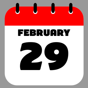 February 29 Image by Sanu N, CC BY-SA 4.0, via Wikimedia Commons