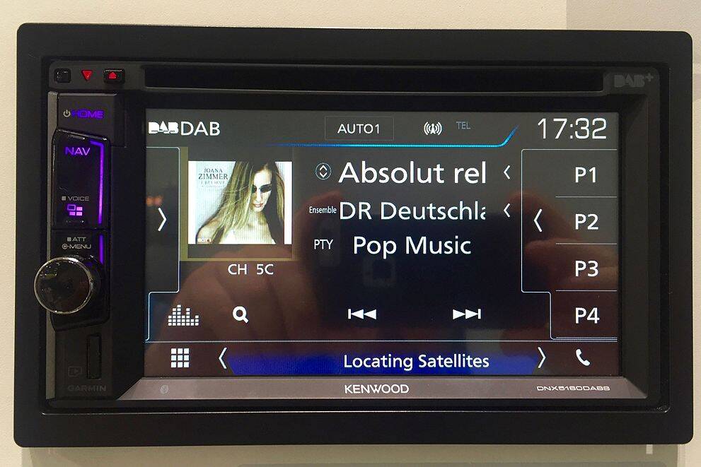 DAB car radio Image by Håvard Wien, CC BY-SA 4.0, via Wikimedia Commons