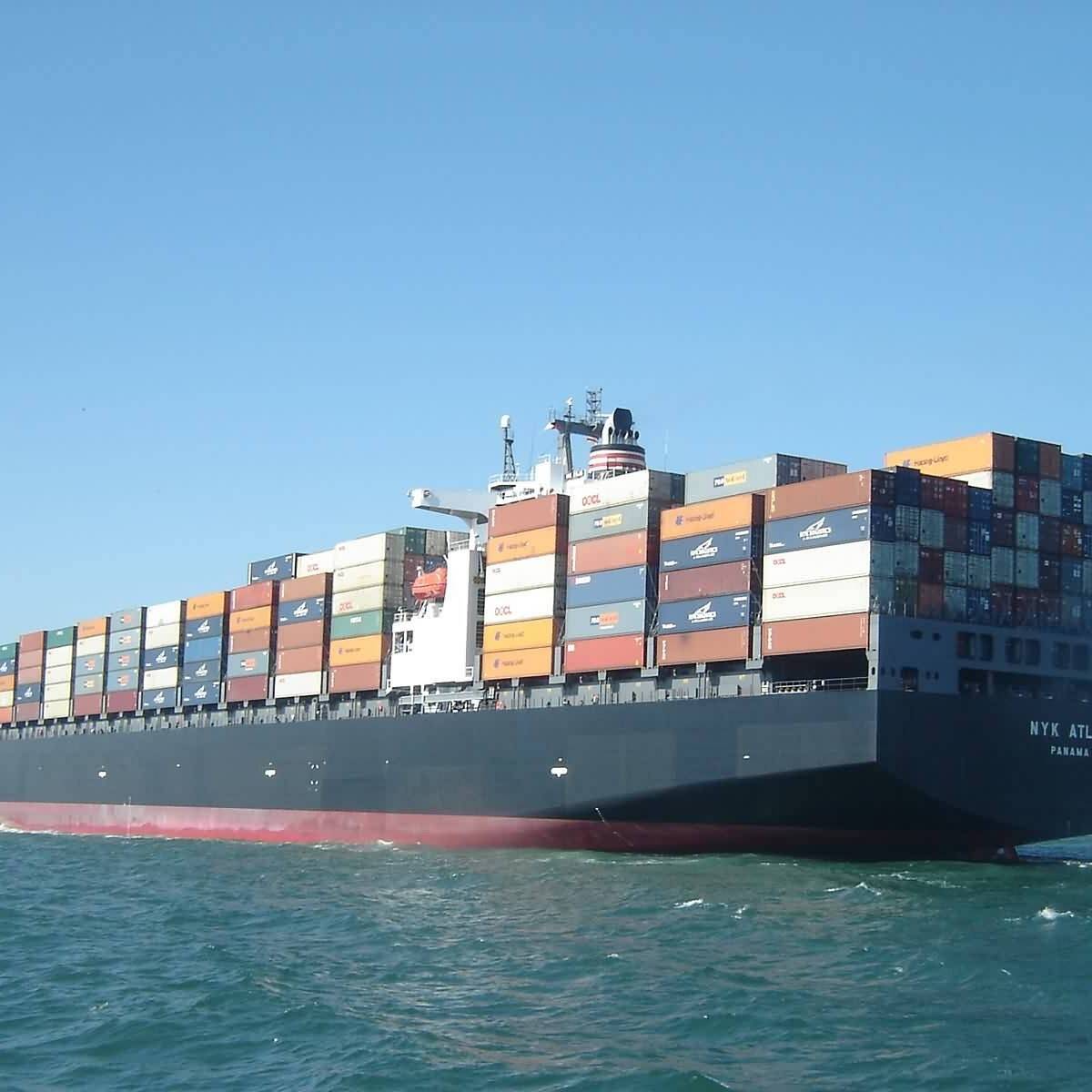 Container ship Image by pngcm03 from Pixabay