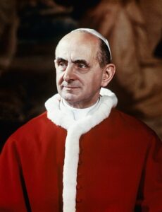 Paul VI (Giovanni Battista Enrico Antonio Maria Montini) Image by Unknown photographer, Public domain, via Wikimedia Commons