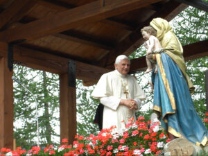 Pope Benedict XVI (Joseph Aloisius Ratzinger) in Les Combes, Aosta Valley Image by Chris Sche-Bo
