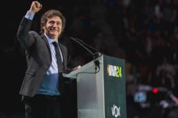 The President of the Argentine Republic Javier Milei Image by Vox España, CC0, via Wikimedia Commons