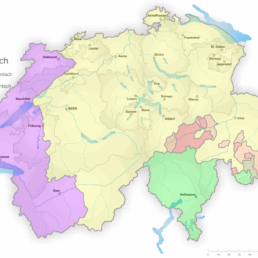 Swiss_languages Image by FileSwiss languages 1.png - Kokiri at en.wikipedia, CC BY-SA 3.0, via Wikimedia Commons