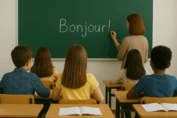 Bonjour in the Classroom Image by ChatGPT