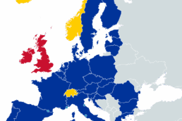 Schengen Area - Image by ZElsb, CC BY-SA 4.0, via Wikimedia Commons