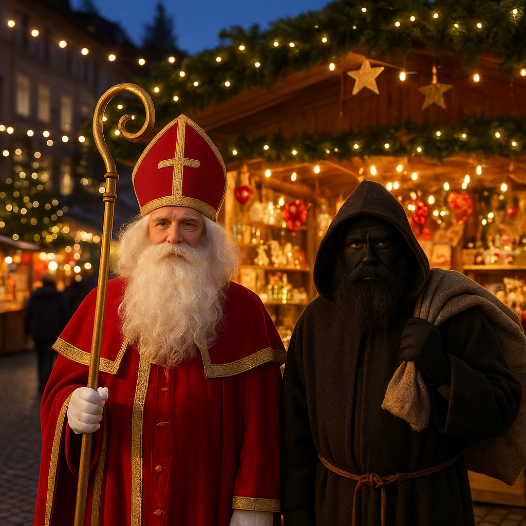 Samichlaus & Schmutzli Image by ChatGPT