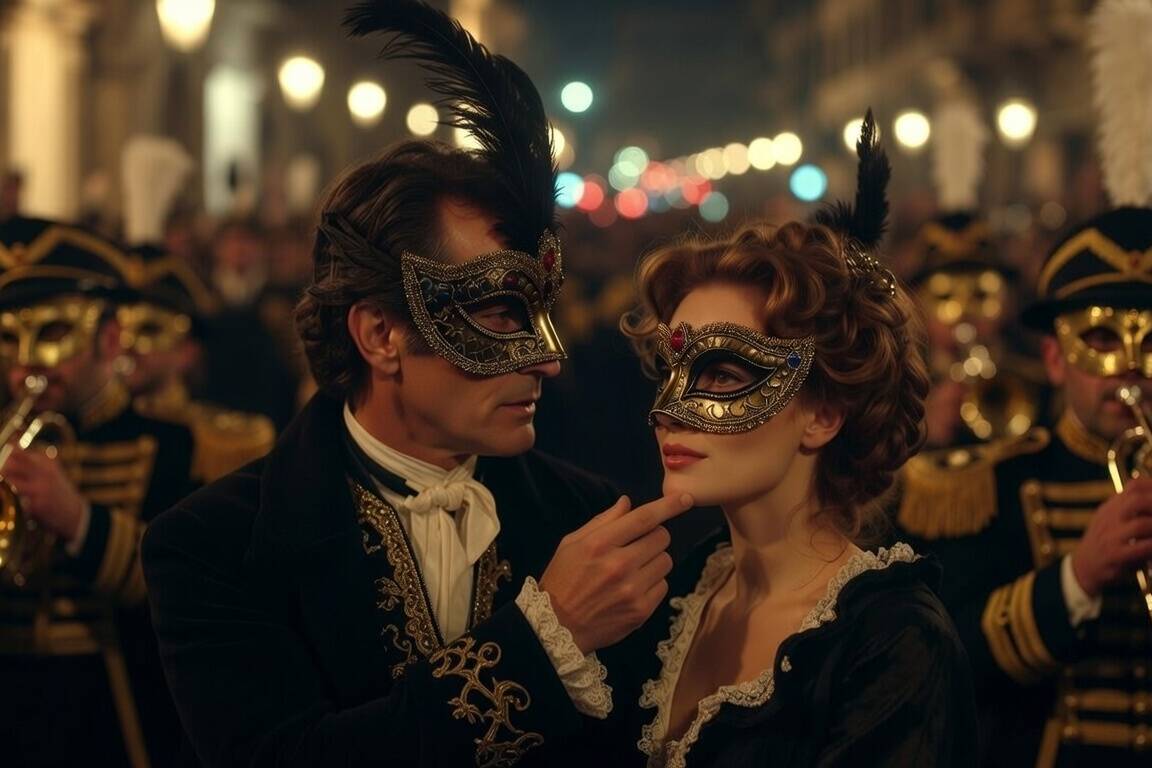 Masked love Image by Grok