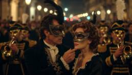 Masked love Image by Grok